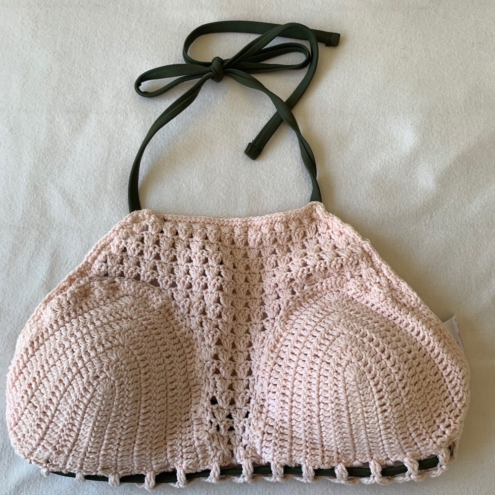 Light pink swimsuit top